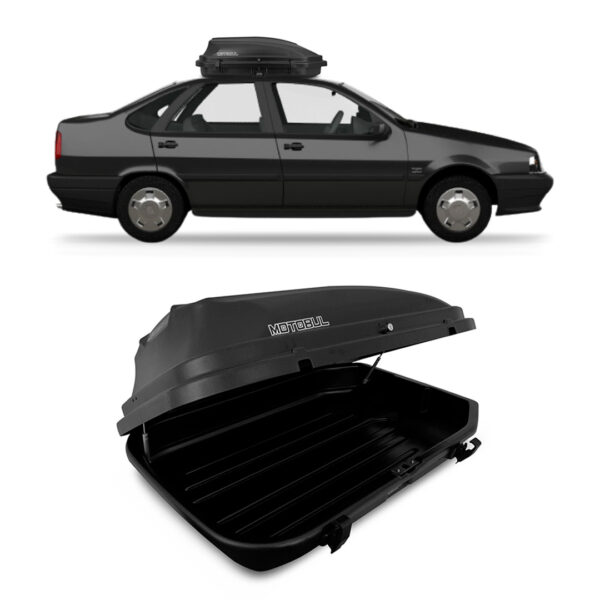 Baú Maleiro De Teto Motobul 270 Litros FIAT-TEMPRA Preto