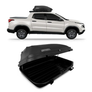 Baú Maleiro De Teto Motobul 270 Litros FIAT-TORO Preto
