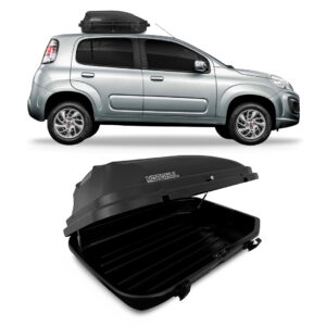 Baú Maleiro De Teto Motobul 270 Litros FIAT-UNO Preto