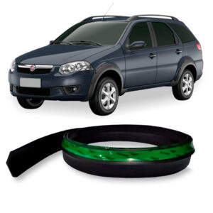 Saia Spoiler Para FIAT-WEEKEND Z Lip Borracha Esportivo Ez