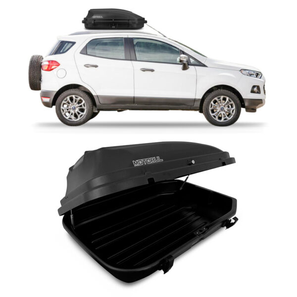 Baú Maleiro De Teto Motobul 270 Litros FORD-ECOSPORT Preto