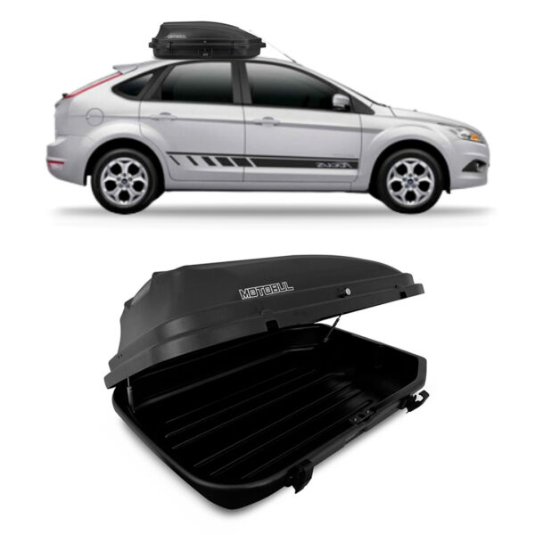 Baú Maleiro De Teto Motobul 270 Litros FORD-FOCUS Preto