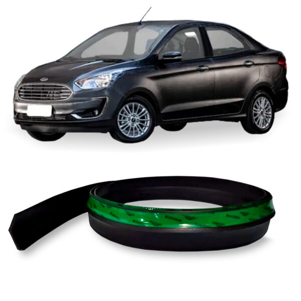 Saia Spoiler Para FORD-KA-SEDAN Z Lip Borracha Esportivo Ez