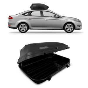 Baú Maleiro De Teto Motobul 270 Litros FORD-MONDEO Preto