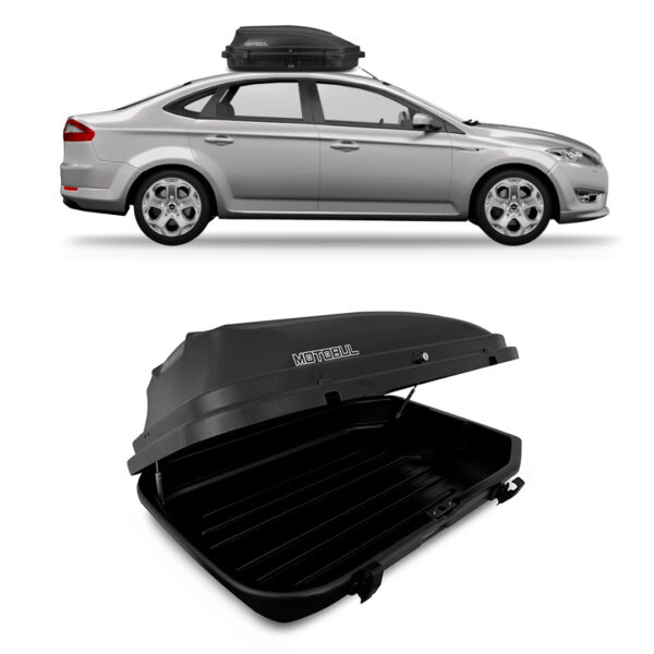 Baú Maleiro De Teto Motobul 270 Litros FORD-MONDEO Preto