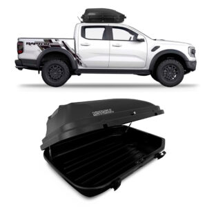 Baú Maleiro De Teto Motobul 270 Litros FORD-RANGER-RAPTOR Preto