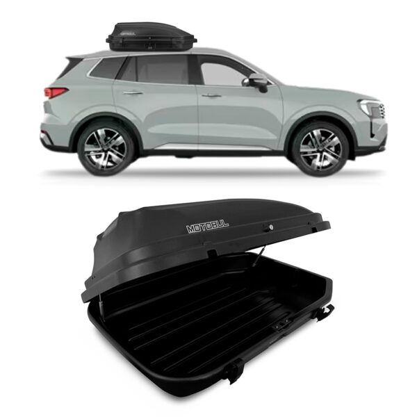 Baú Maleiro De Teto Motobul 270 Litros FORD-TERRITORY Preto