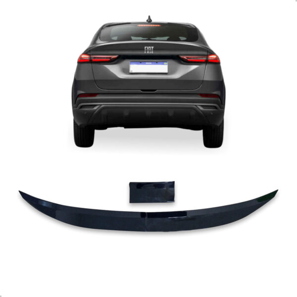 Aerofólio Para Fiat Fastback Sedan Black Piano Autocolante