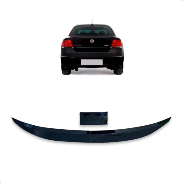 Aerofólio Para Fiat Linea Sedan Black Piano Autocolante