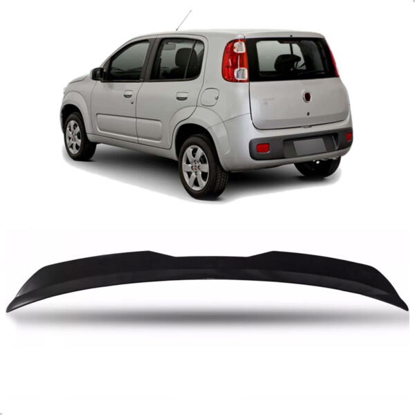 Aerofólio Uno Black Piano Sport Hatch Universal