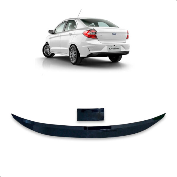 Aerofólio Para Ford Ka Sedan Sedan Black Piano Autocolante