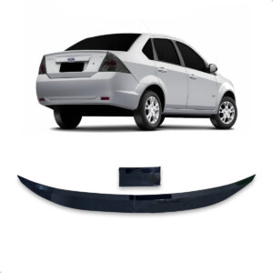 Aerofólio Para Ford Fiesta Sedan Black Piano Autocolante