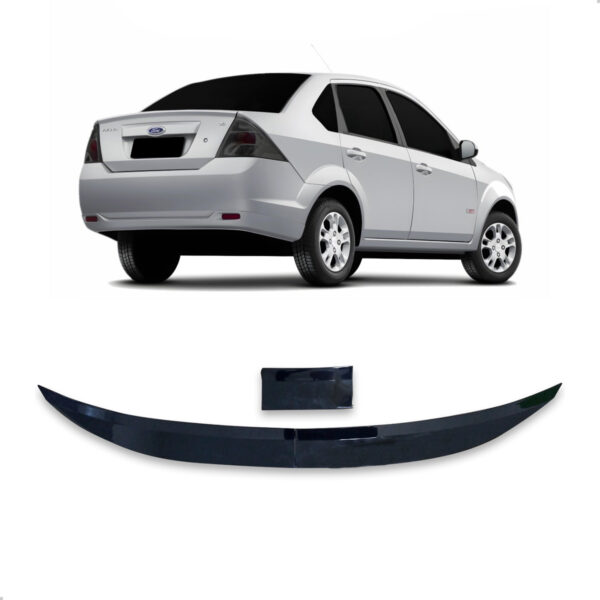 Aerofólio Para Ford Fiesta Sedan Black Piano Autocolante