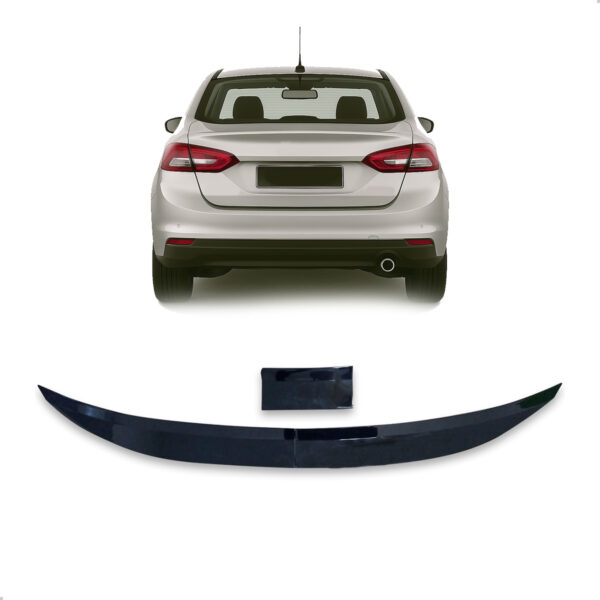 Aerofólio Para Ford Focus Sedan Black Piano Autocolante