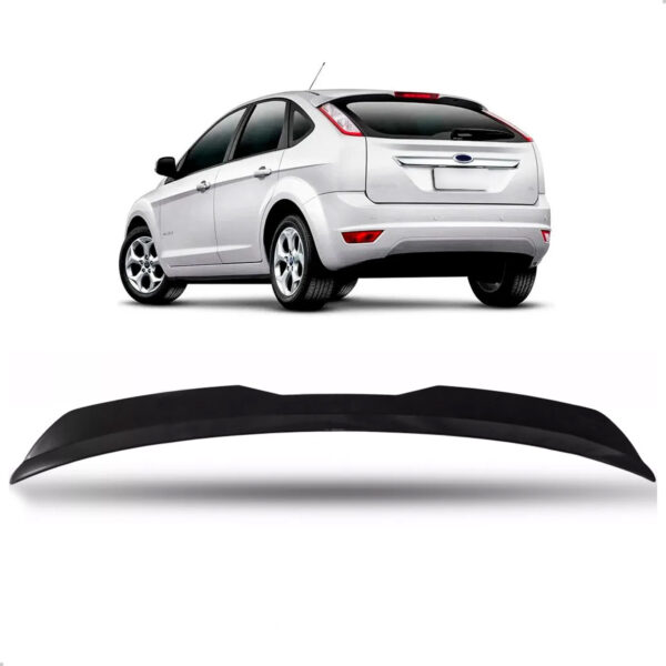 Aerofólio Para Ford Focus Hatch Black Piano Sport Universal