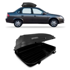 Baú Maleiro De Teto Motobul 270 Litros GM-CLASSIC Preto