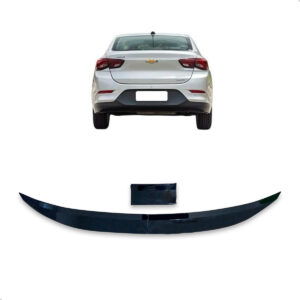 Aerofólio Para GM ONIX Sedan Black Piano Autocolante