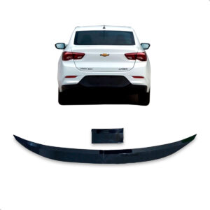 Aerofólio Para GM Prisma Sedan Black Piano Autocolante