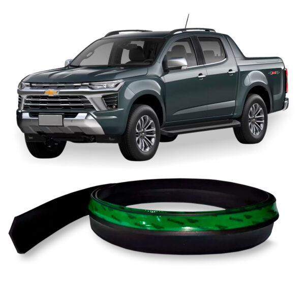 Saia Spoiler Para S10 Z Lip Borracha Esportivo Ez