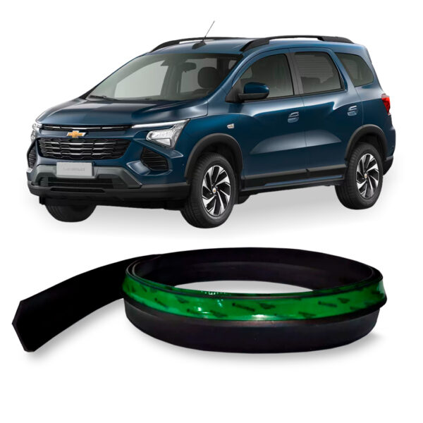 Saia Spoiler Para GM-SPIN Z Lip Borracha Esportivo Ez