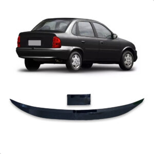 Aerofólio Para GM Corsa Sedan Black Piano Autocolante