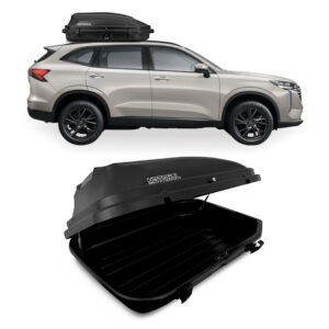 Baú Maleiro De Teto Motobul 270 Litros GWM-HAVAL Preto