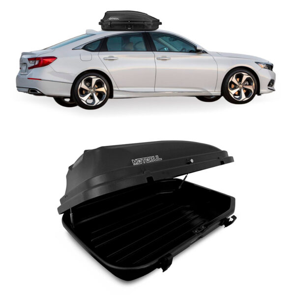 Baú Maleiro De Teto Motobul 270 Litros HONDA-ACCORD Preto