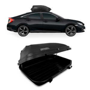 Baú Maleiro De Teto Motobul 270 Litros HONDA CIVIC Preto