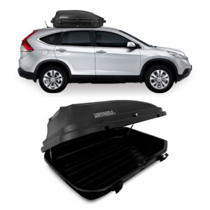 Baú Maleiro De Teto Motobul 270 Litros CRV Preto