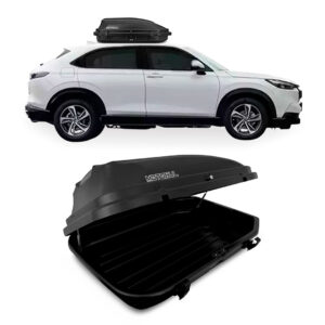 Baú Maleiro De Teto Motobul 270 Litros HONDA HRV Preto