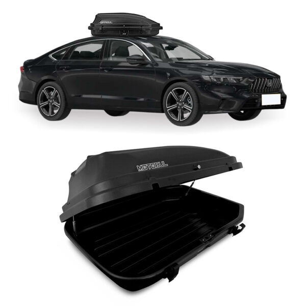 Baú Maleiro De Teto Motobul 270 Litros HONDA INSPIRE Preto