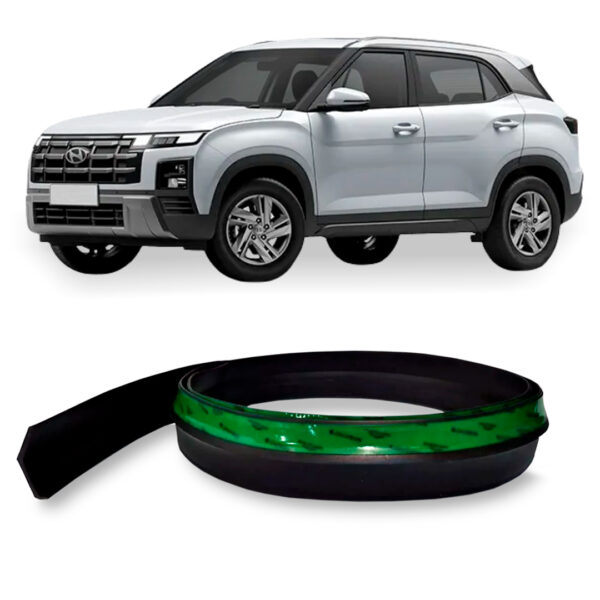 Saia Spoiler Para HYUNDAI-CRETA Z Lip Borracha Esportivo Ez