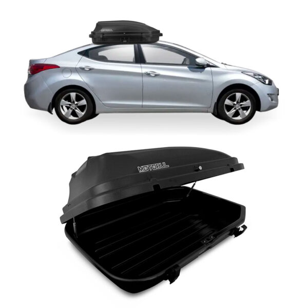 Baú Maleiro De Teto Motobul 270 Litros HYUNDAI-ELANTRA Preto