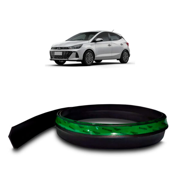 Saia Spoiler Para HYUNDAI-HB20-HATCH Z Lip Borracha Esportivo Ez
