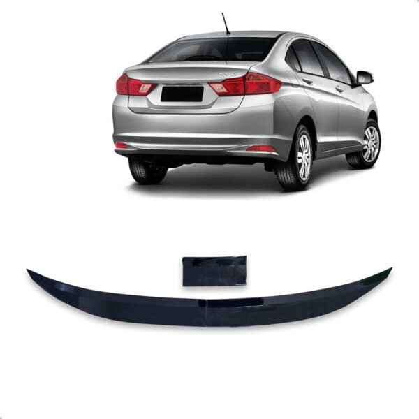 Aerofólio Para Honda CITY Sedan Black Piano Autocolante