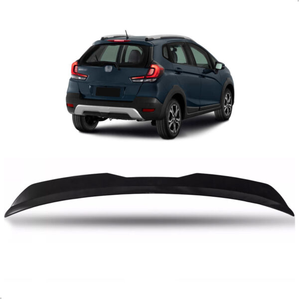 Aerofólio Para Wrv Wr-v Black Piano Sport Hatch Universal