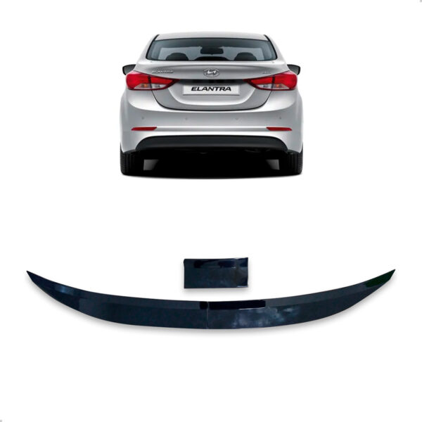 Aerofólio Para Hyundai Elantra Sedan Black Piano Autocolante