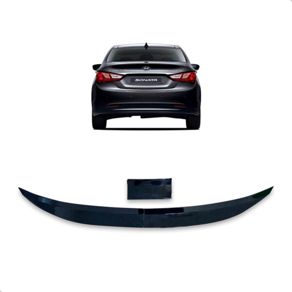 Aerofólio Para Hyundai Sonata Sedan Black Piano Autocolante