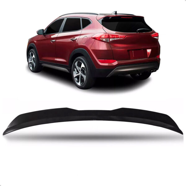 Aerofólio Universal Para Veículos Hatch Preto Black Piano Hyundai Tucson
