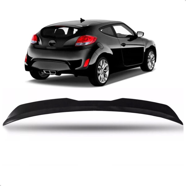 Aerofólio Veloster Black Piano Sport Hatch Universal