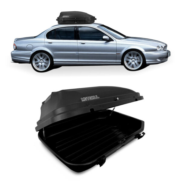 Baú Maleiro De Teto Motobul 270 Litros JAGUAR-X-TYPE Preto