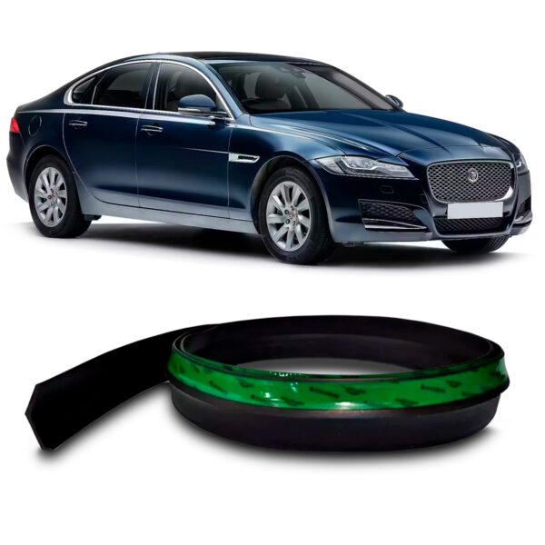 Saia Spoiler Para JAGUAR-XF Z Lip Borracha Esportivo Ez
