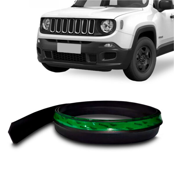 Saia Spoiler Para JEEP-RENEGADE Z Lip Borracha Esportivo Ez