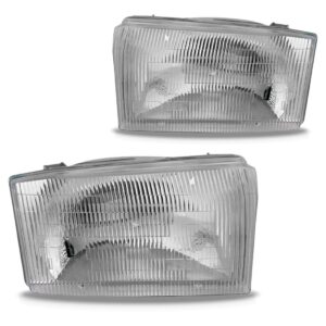 Kit Farol F250 F350 F4000 99 A 03 04 05 Com Sinaleira Âmbar - Esquerdo/motorista