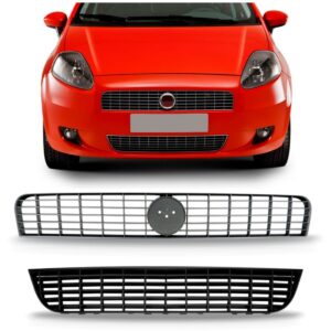 Kit Grade Punto 2007 08 09 10 2011 Superior/ Inferior Preta Preto