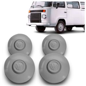 Kit 4 Calotas Kombi Clipper Cinza 94 95 96 97 98 99 A 2016 Cinza