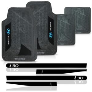 Friso Lateral I30 + Jogo Tapete Preto