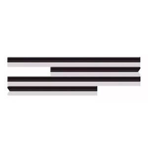 Friso Lateral Para Chevrolet Meriva (todos) Mais Jogo Tapete Preto