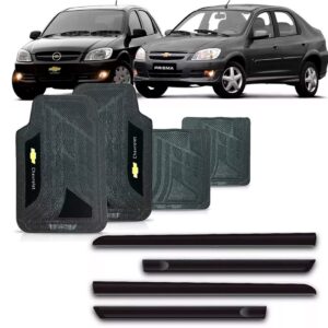 Friso Lateral Celta / Prisma 2006 A 2012 4p + Jogo Tapete