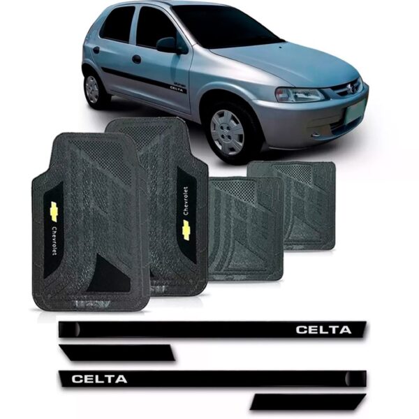 Friso Lateral Celta 2000/2005 4p Personalizado + Jogo Tapete